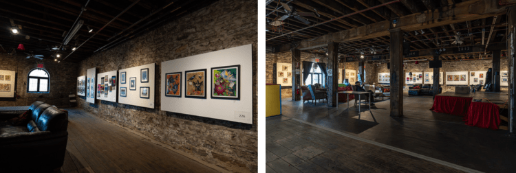 Some images of the BWAC gallery © William King