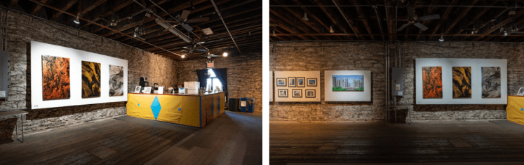 Some images of the BWAC gallery © William King